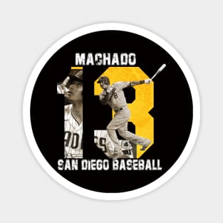 San Diego Padres-Machado Black Magnet